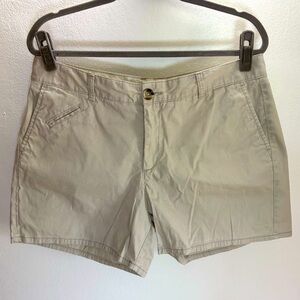 Dockers Tan Flat Front Cotton Shorts 12